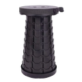 Quest Black Portable Telescopic Stool