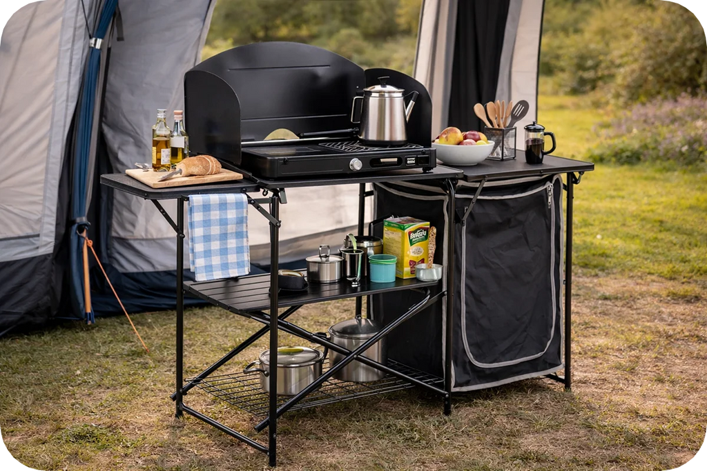 Quest Oregano Kitchen Stand - Black