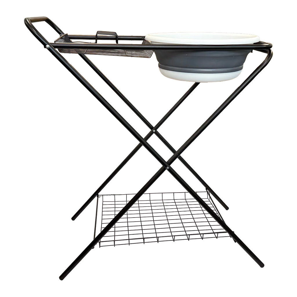 Quest Chudleigh Camping Washing Up Stand with Collapsible Bowl (F3120)