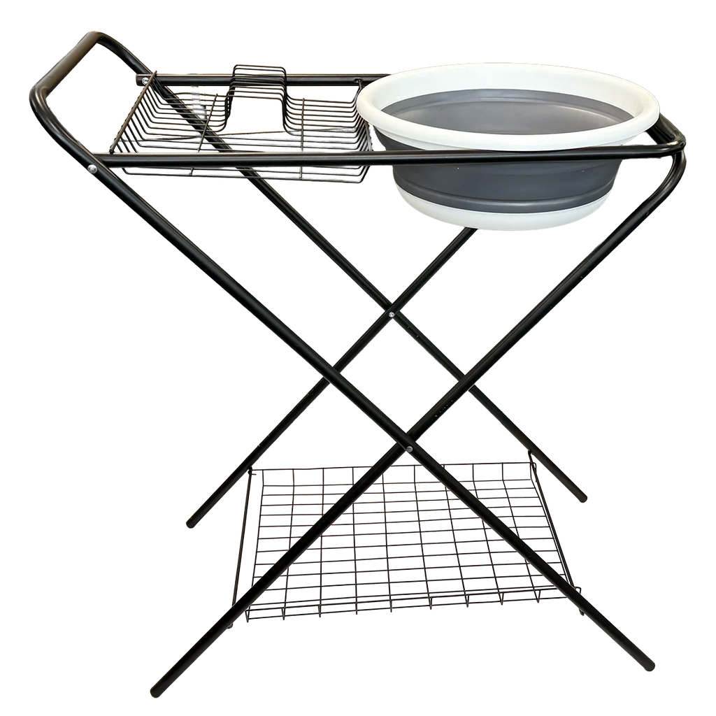 Quest Chudleigh Camping Washing Up Stand with Collapsible Bowl (F3120)