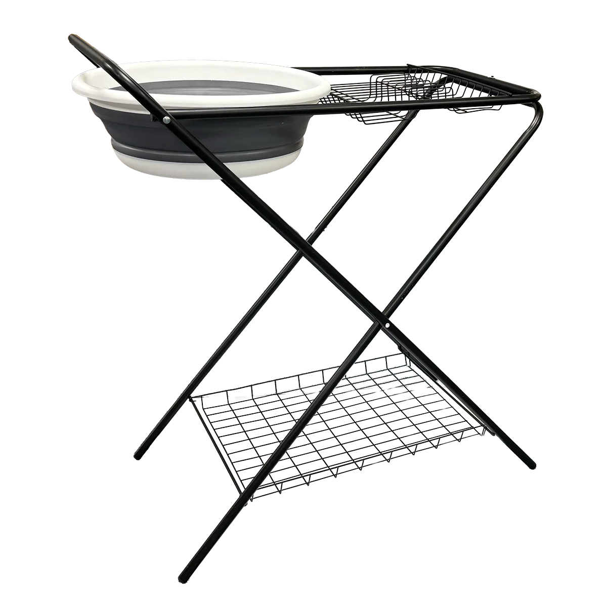 Quest Chudleigh Camping Washing Up Stand with Collapsible Bowl (F3120)