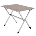 Quest Elite Lomond Slatted Table -  Light Wood