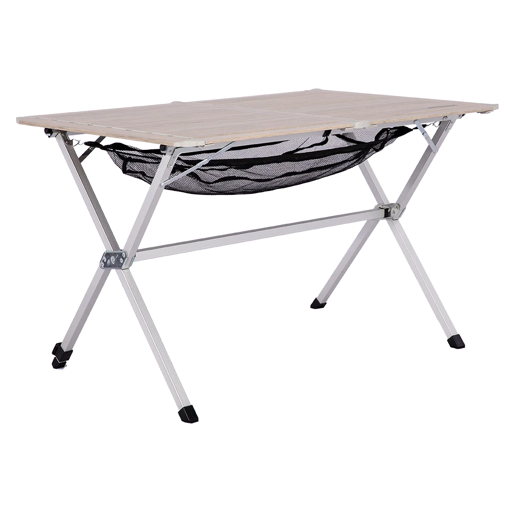 Quest Elite Neagh Slatted Table - Light Wood