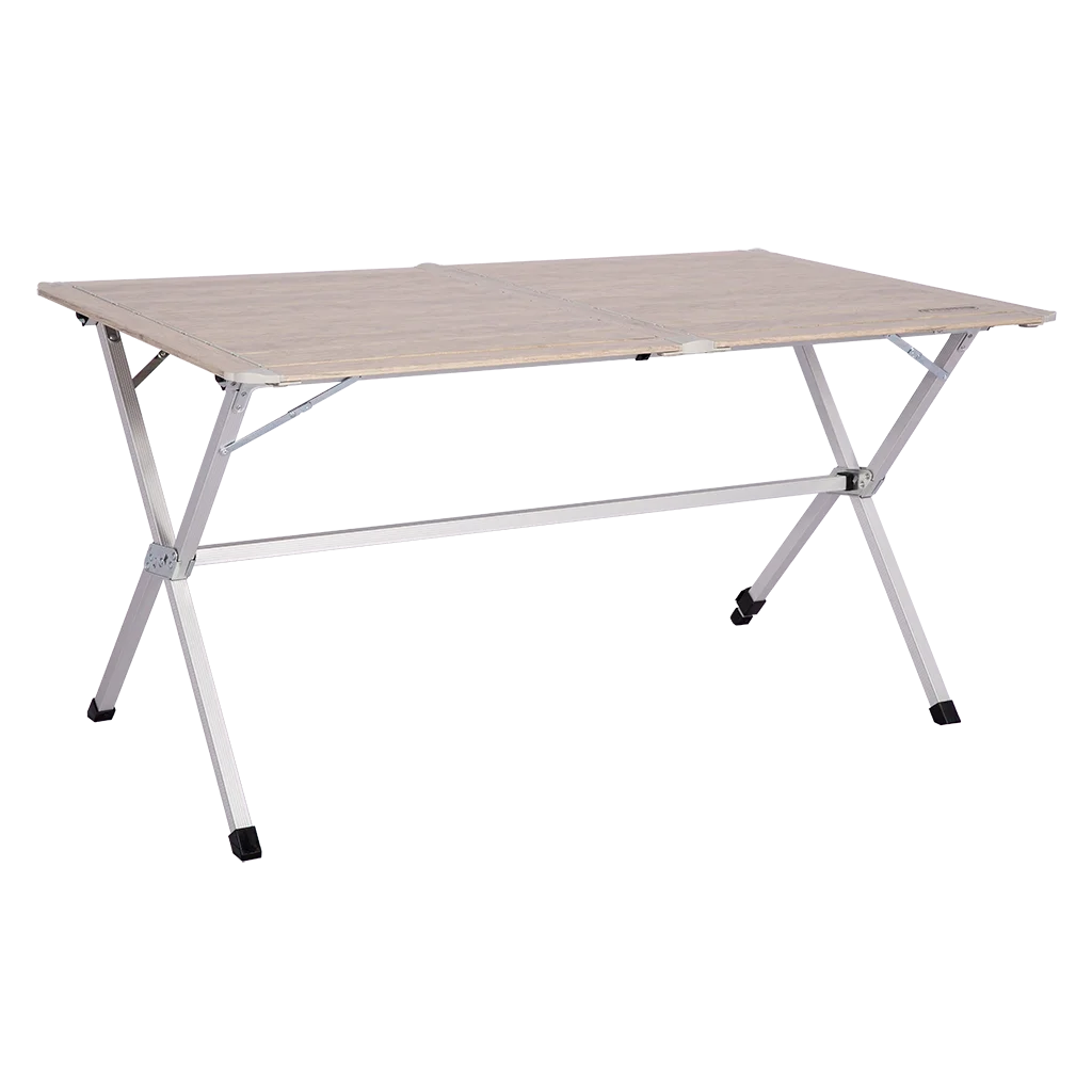 Quest Elite Derwent Slatted Table - Light Wood