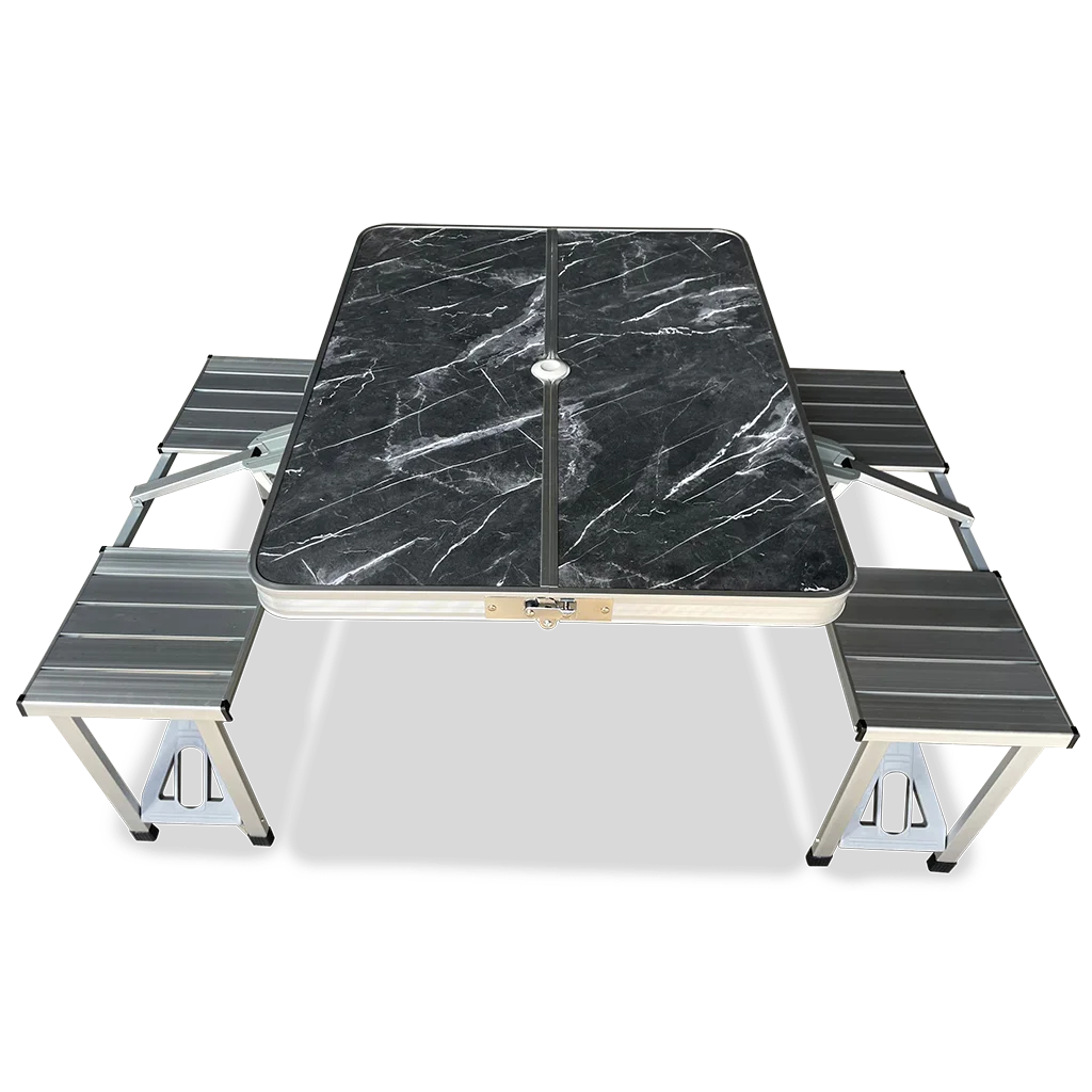 Quest Gloucester Deluxe Folding Picnic Set (Onyx Edition)