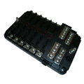 Sterling 12 way fuse holder with LED fault lights