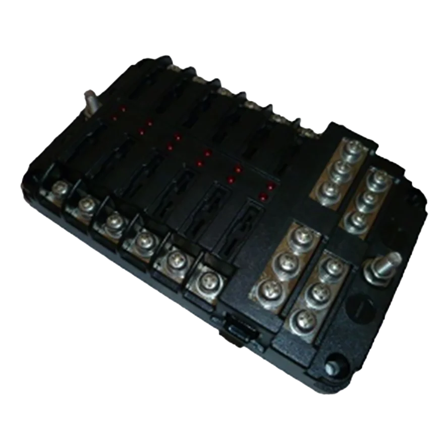 Sterling 12 way fuse holder with LED fault lights