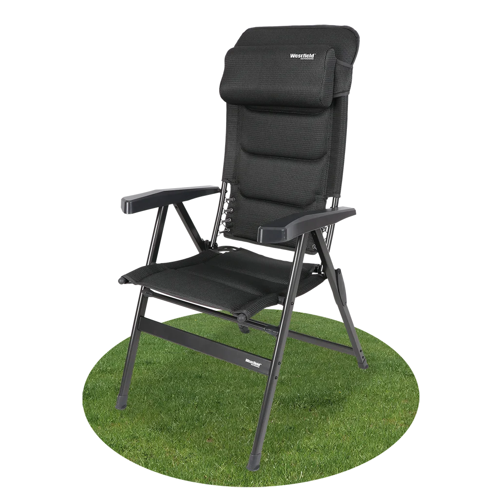 Westfield Alicante XL Folding Chair - Dark Smoke