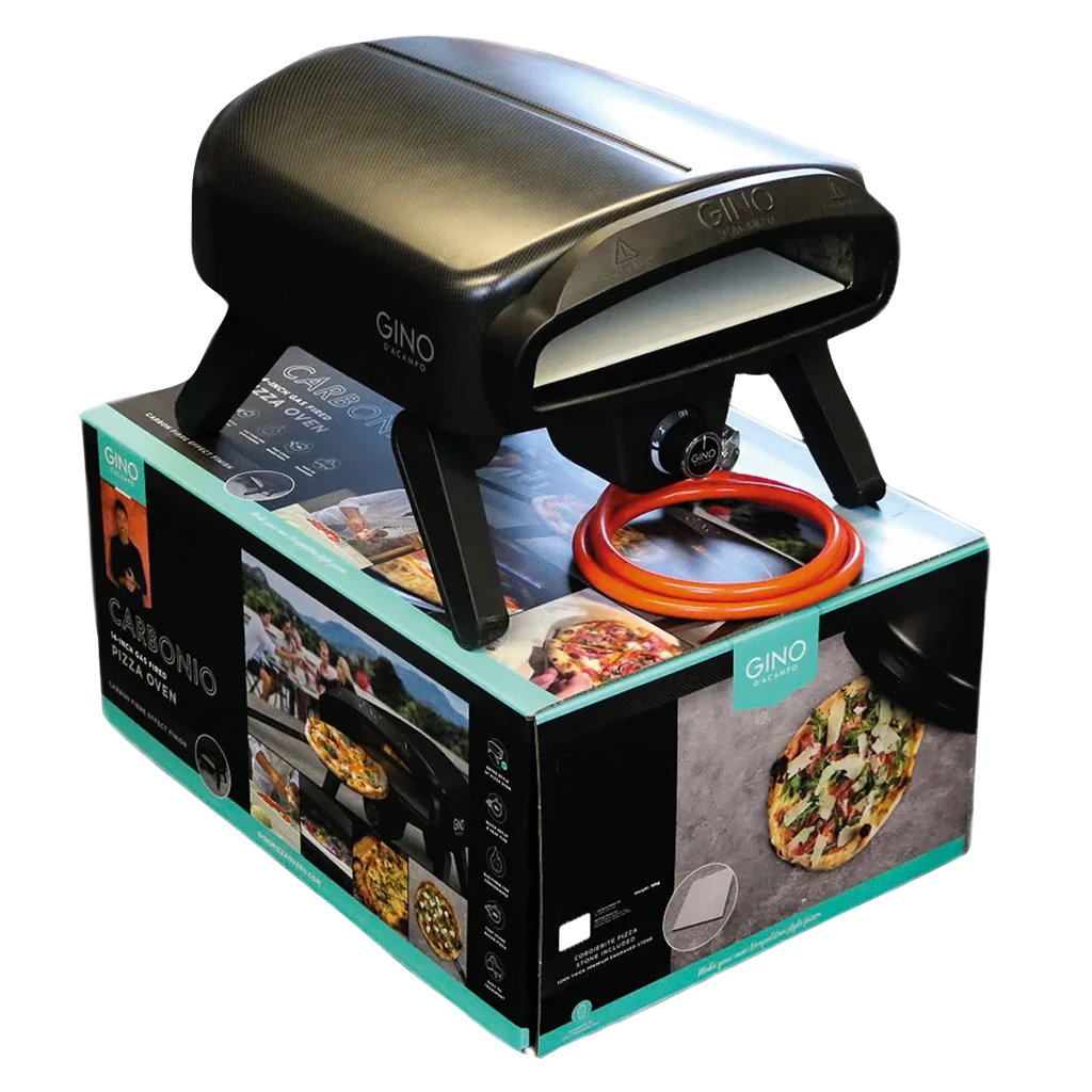 Gino 14" Gas Fired Pizza Oven Carbonio