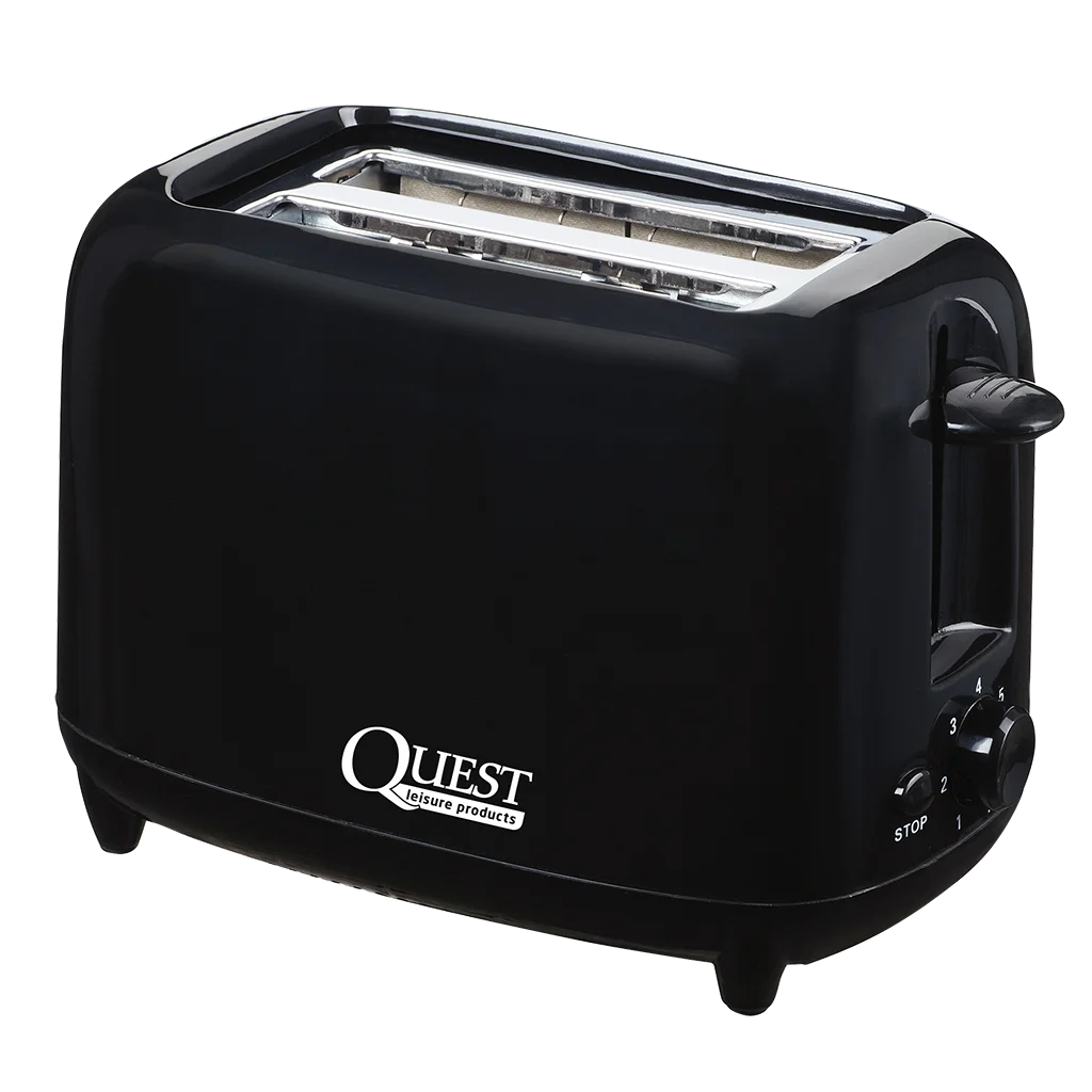 Quest Scotsman 2 Slice Toaster - Black