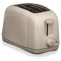 Quest Scotsman 2 Slice Toaster - Cream