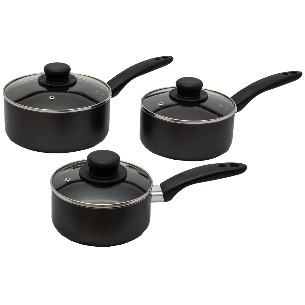 Quest Saucepan Set x 3