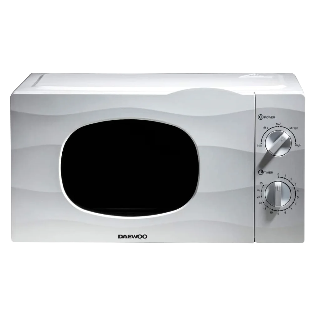 Daewoo 700W 20L Microwave - White