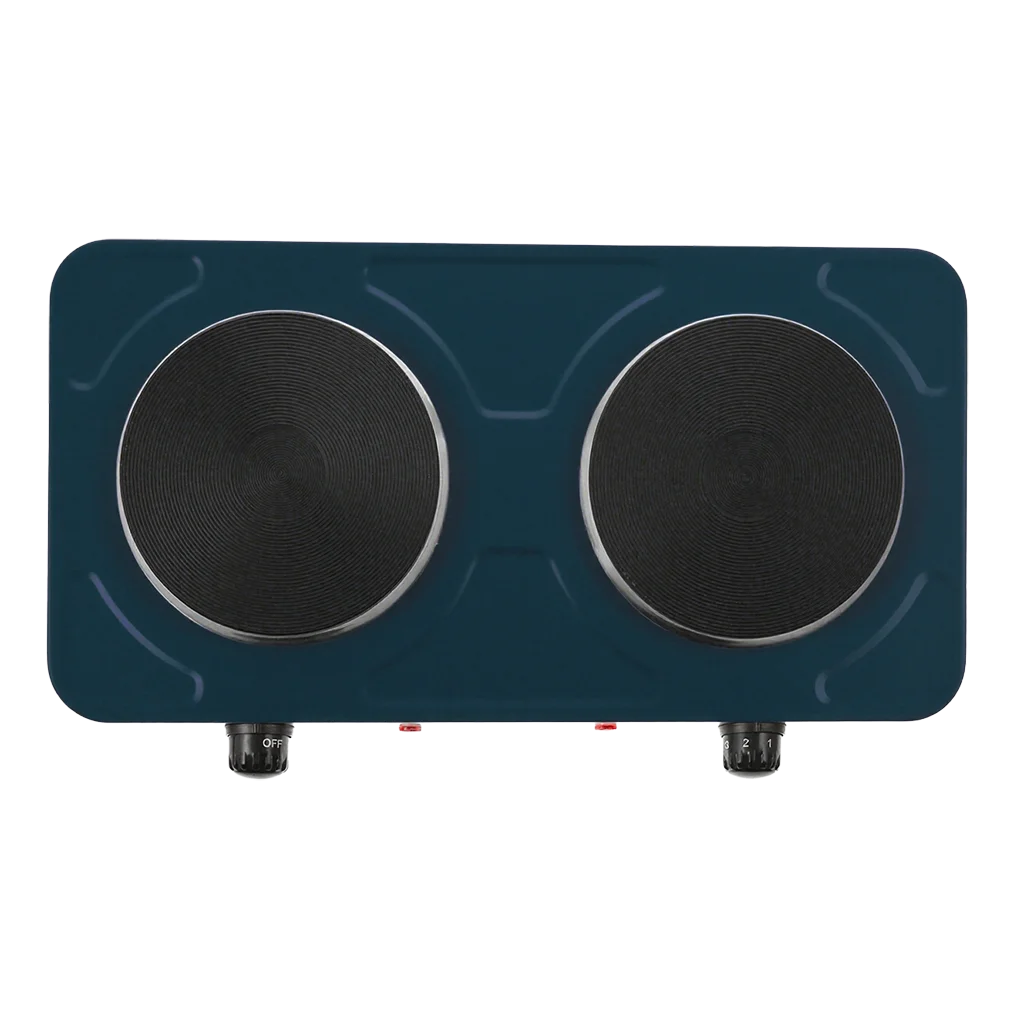 Quest Double Hotplate - Slate
