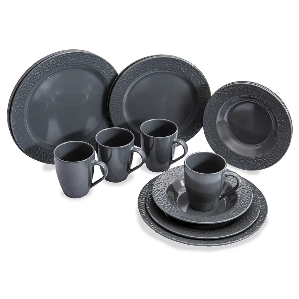 16 Piece Dinner Set Graceful Grey