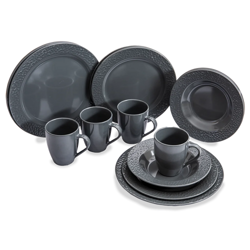 16 Piece Dinner Set Graceful Grey