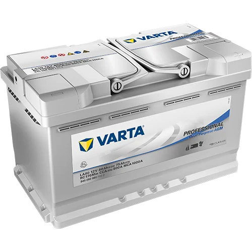 Varta AGM 80A Leisure & Starter Battery