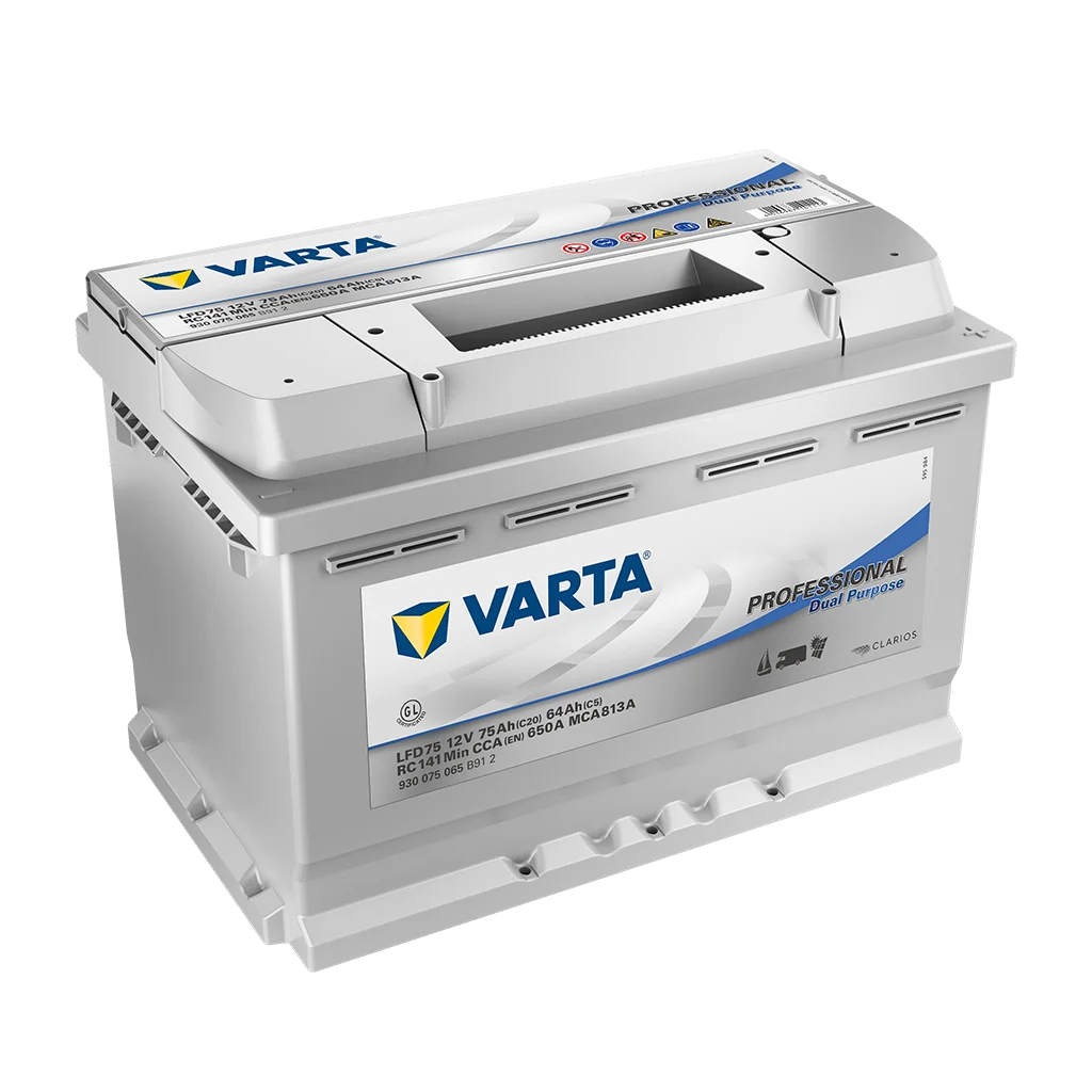 Varta 75A Sealed Leisure & Starter Battery