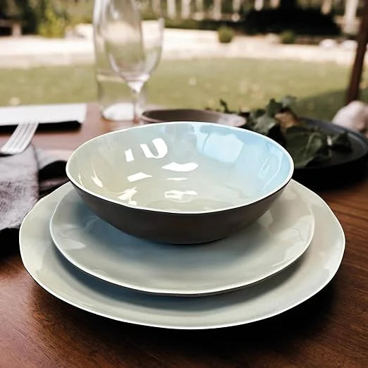Liberty Capri 12-Piece Melamine Dinner Set (LL1382)