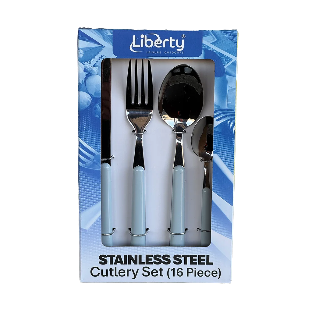 Liberty 16 Piece Cutlery Set - Light Blue