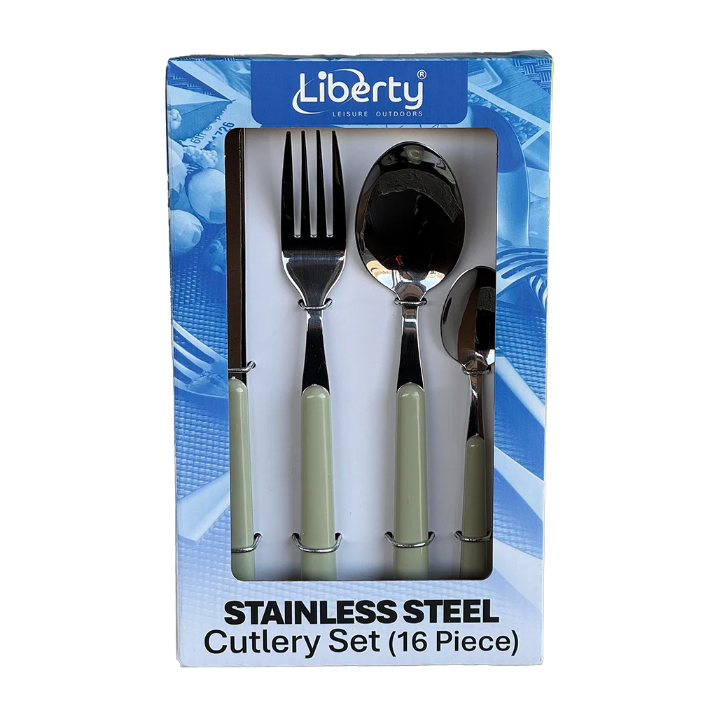 Liberty 16 Piece Cutlery Set - Sage Green