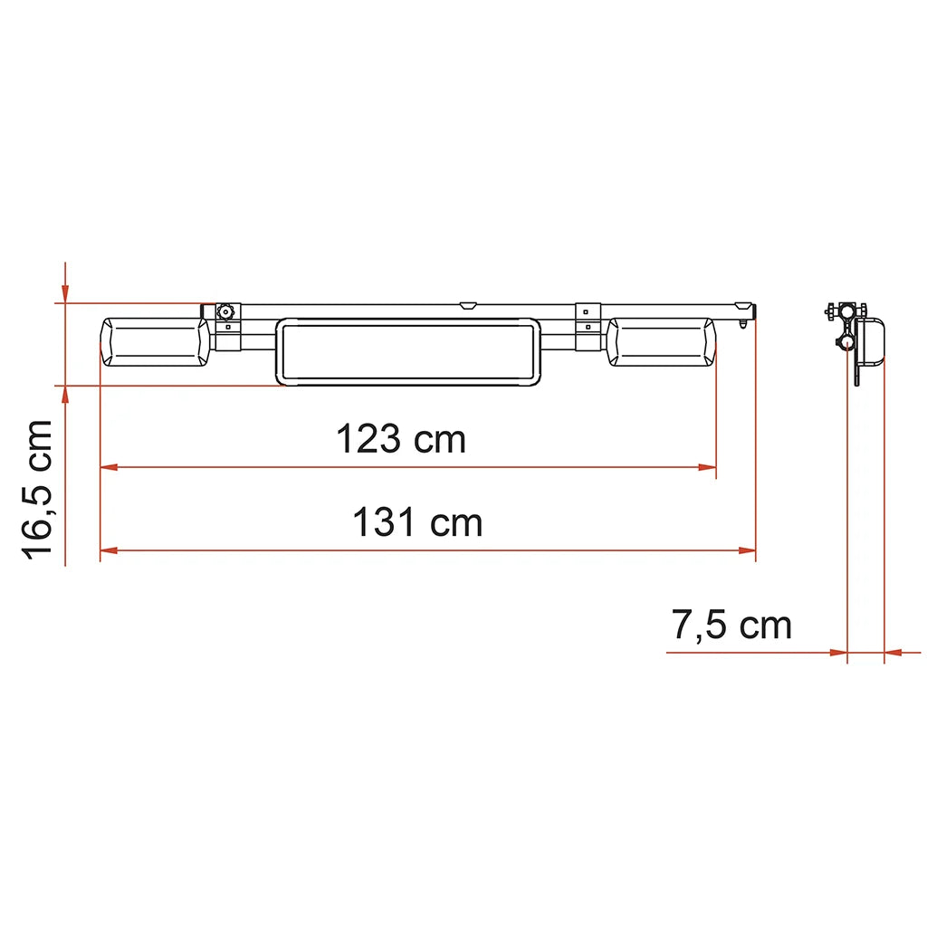 Fiamma Licence Plate Carrier (06146C01-)