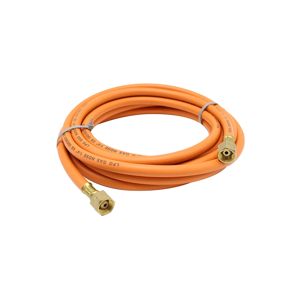 2m x 8mm Black BS3212/1 Gas Tube + 2 x M00 clip Class 3