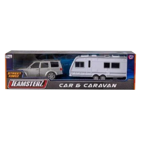 Car Caravan Die Cast Model Set (Pack of 9) M0031 - image 2