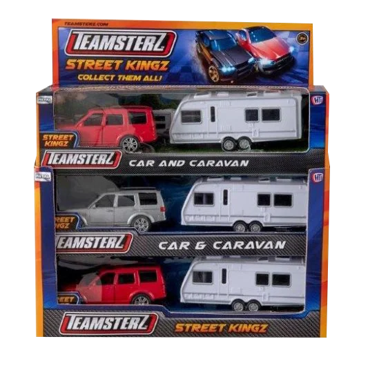 Car Caravan Die Cast Model Set (Pack of 9) M0031 - image 3