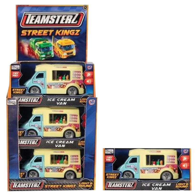 Ice Cream Van die cast model (12 Pack) M0033