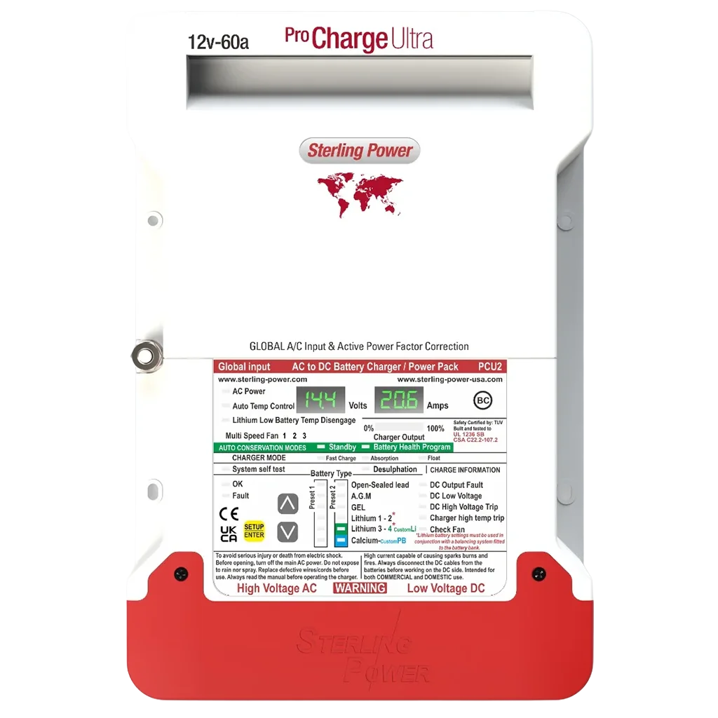 Sterling Pro Charge Ultra 12V 60A Battery Charger