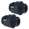 John Guest 12mm x 1/2 bsp 2 pack