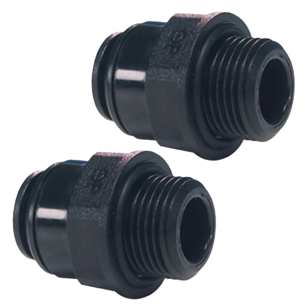 John Guest 12mm x 1/2 bsp 2 pack