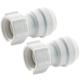 John Guest Female Coupler Tap Connector 15mm-1/2" BSP 2 pack