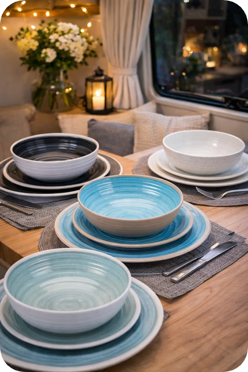 Quest Elite rPET 12-Piece Dinner Set Florentina (QE1001)