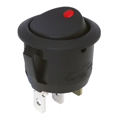 12v Red Illuminated Switch R13-112B2R12