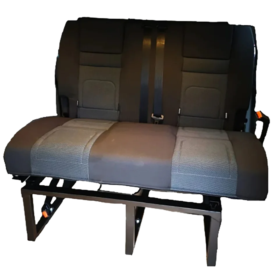 RIB Altair Bed 112cm T7 Black fabric with Isofix. 105 degree handle / 140x200 cut out