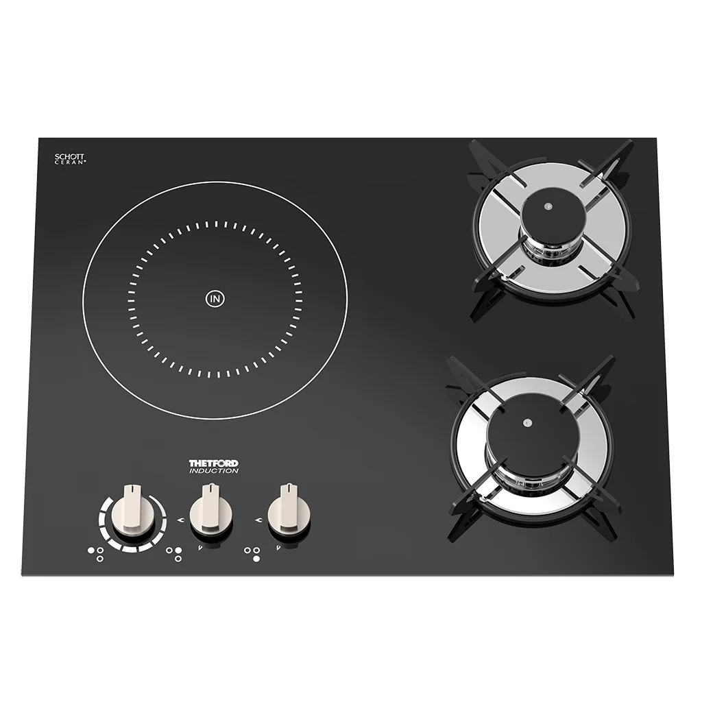 Thetford Topline 981 Left Hand Hybrid Hob Gas & Induction