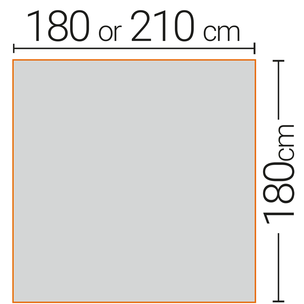Screen House 4 Pair of Grey Side Wall Blinds