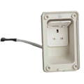 Whale Mains Electric Double UK Outlet Easi-Slide Socket