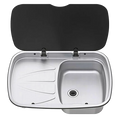 Thetford Argent Sink With Left Hand Drainer