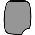 Thetford Glass Lid for Argent bowl clear glass  with border