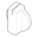 Thetford Chrome Straight Knobs (6 pack)