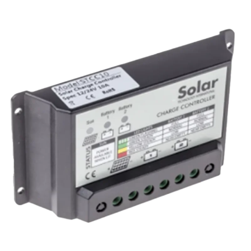 Solar Technology 10A Dual Battery Charge Controller
