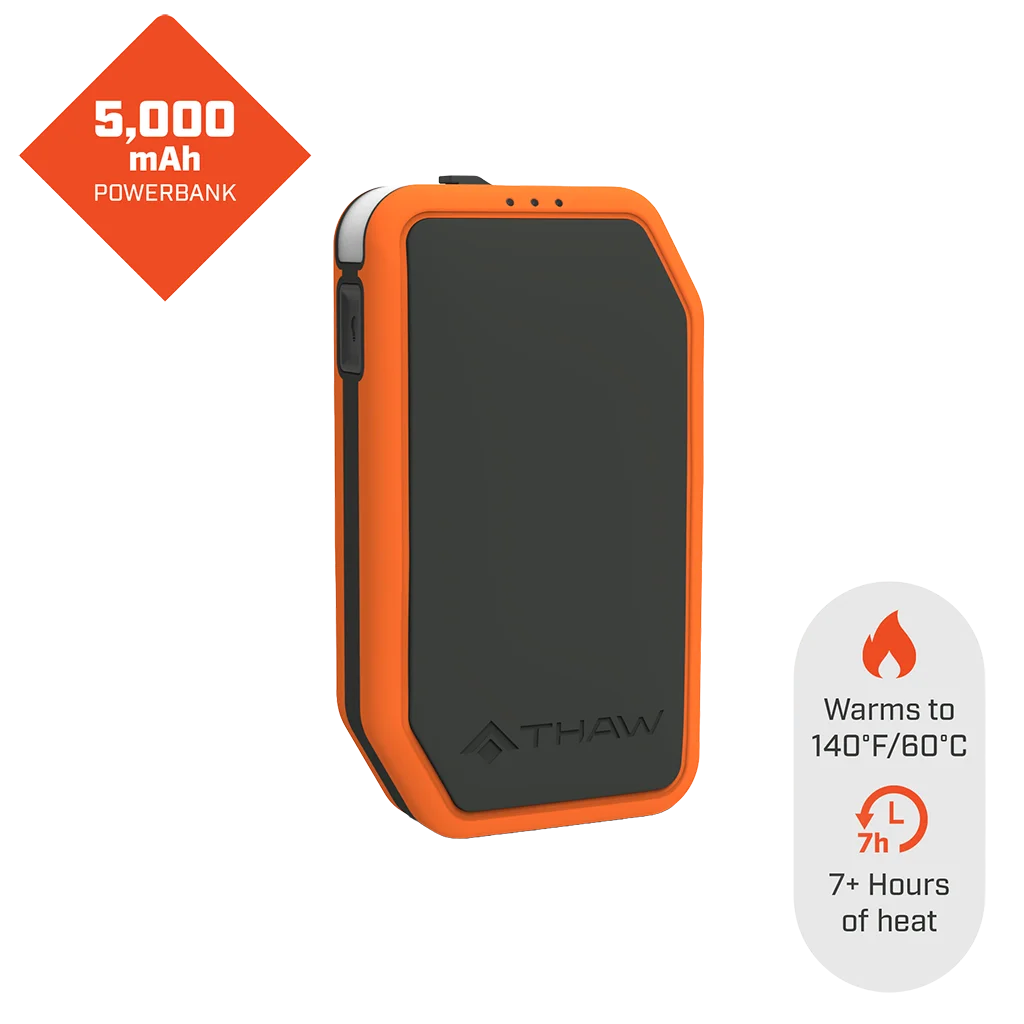 Thaw Rechargeable Handwarmer with Integrated Light 5K