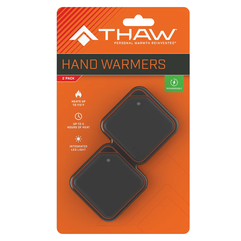 Thaw 2K Rechargeable Hand Warmer – Twin Pack (THA-HND-0022-G)