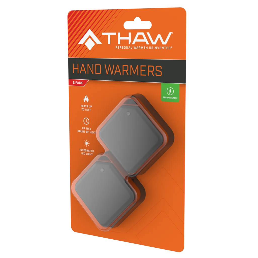Thaw 2K Rechargeable Hand Warmer – Twin Pack (THA-HND-0022-G)