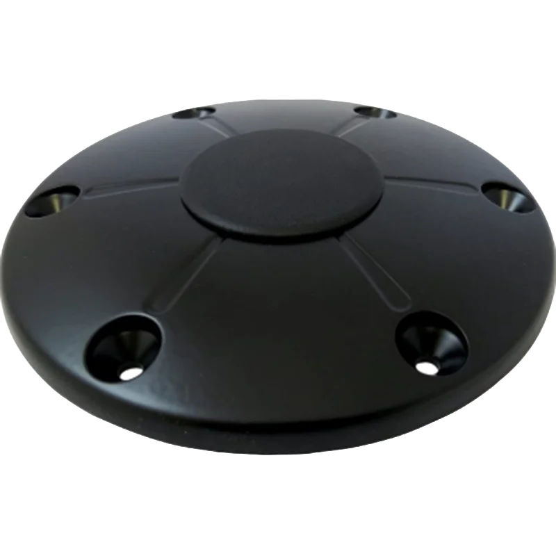 Redwood black floor base and cap