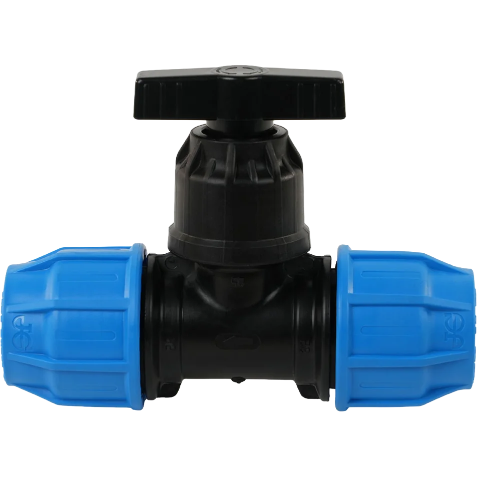 John Guest MDPE Comp Stop Tap - 20mm UGCF65STV20