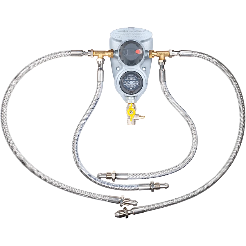 Clesse Compact R800 OPSO 4 Cylinder ACO With Stainless Steel Pigtails UU5185SS4CYL-TR